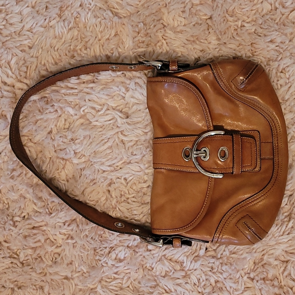 Coach bag with buckle